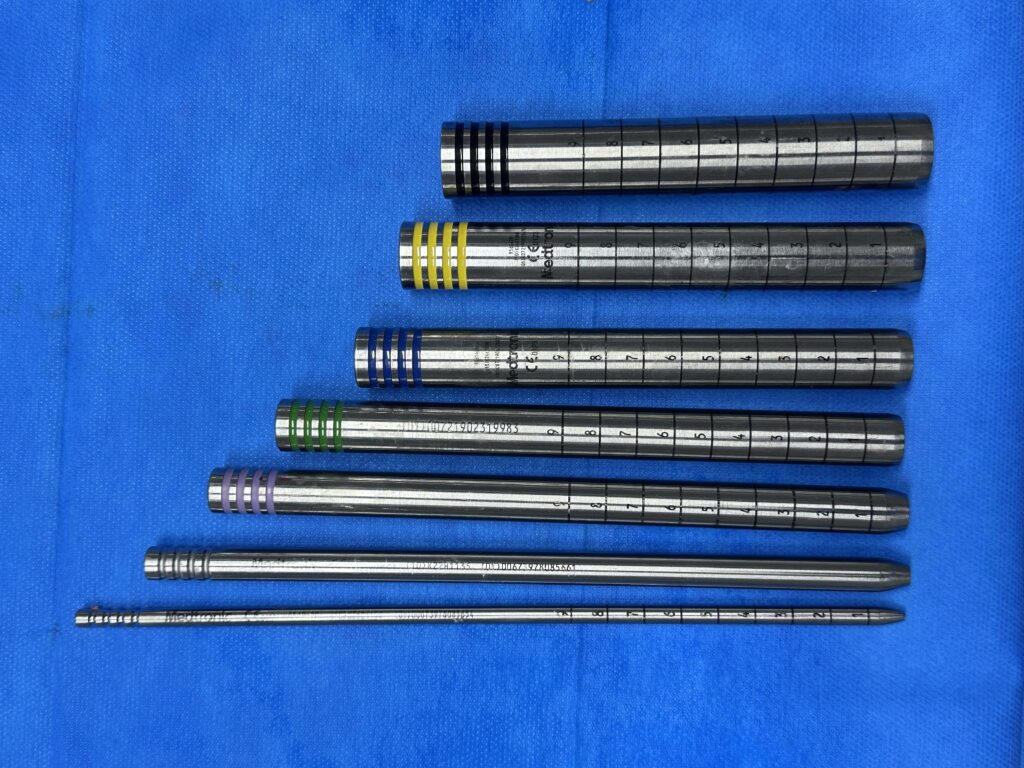 Dilatateurs musculaires séquentiels du système MetrX de Medtronic