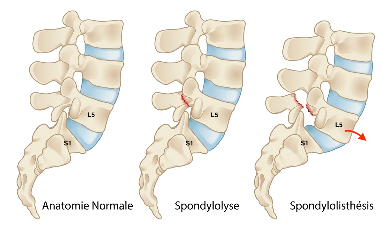 Le spondylolisthésis par lyse isthmique
